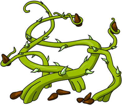 Seeds And Thorns - Thorn Bush Clip Art - (400x339) Png Clipart Download