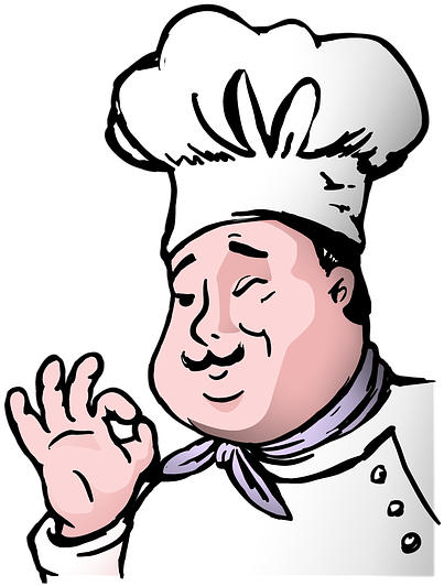 Cooking Cliparts Transparent - Chef Vector - (537x720) Png Clipart Download