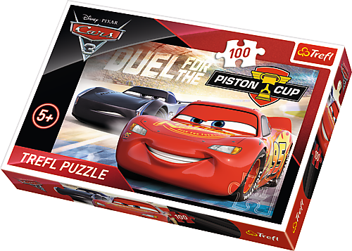 Cars Piston Cup - Trefl 16313 Cars 3 Puzzle (100-piece) - (500x357) Png ...