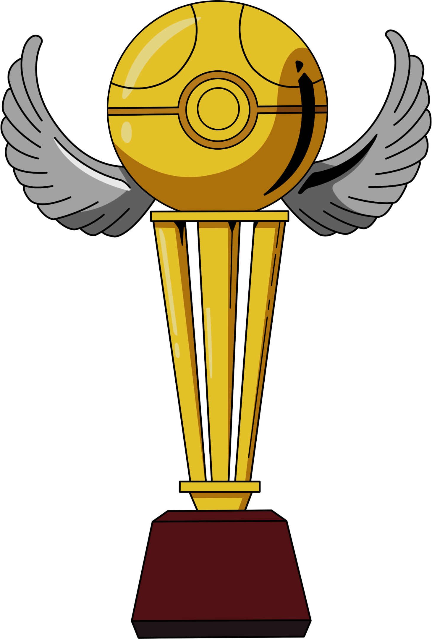 Pokémon Orange League Trophy - Pokemon Trophy Png - (1500x2208) Png 