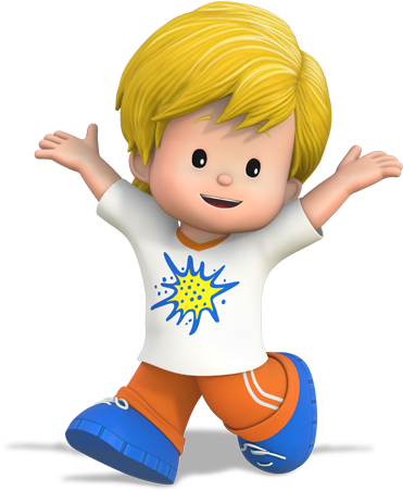 Little People Cartoon Eddie - (370x475) Png Clipart Download