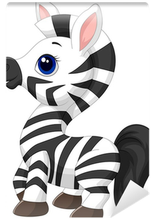 Cute Cartoon Zebra - (400x400) Png Clipart Download