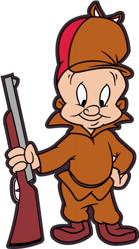 Autocollant Elmer Fudd - Elmer Fudd (life Size Stand Up) .