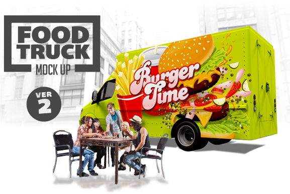 Download 40 Best Van Mockup Psd For Delivery Vans Branding Layerbag Food Truck Graphics Design 590x400 Png Clipart Download