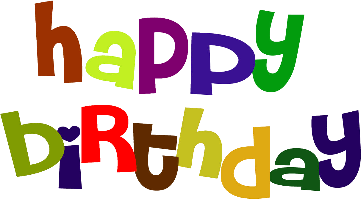 Colorful Happy Birthday Sign Clip Art - Happy Birthday Clip Art ...