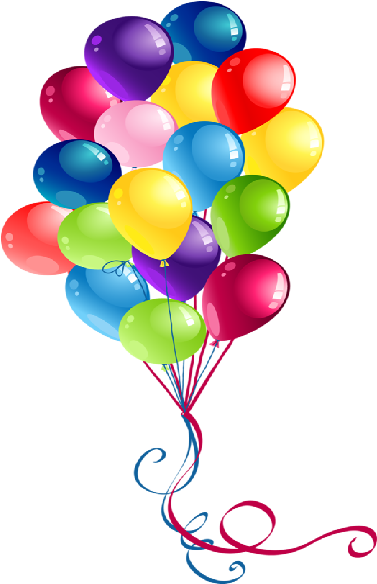 Party Balloons Cartoon Clip Art Images Are Free To - Birthday Balloon ...