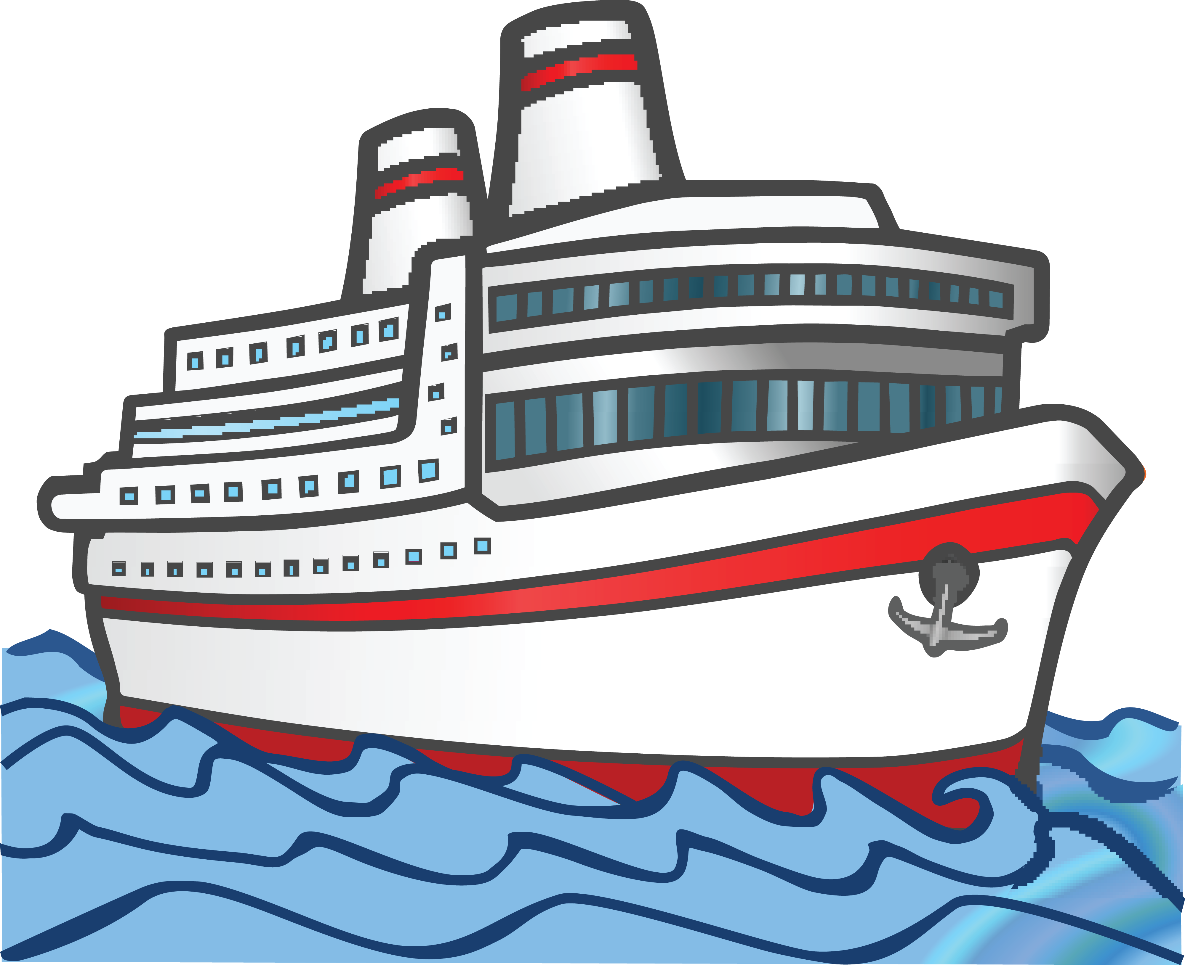 Пассажирское судно рисунок