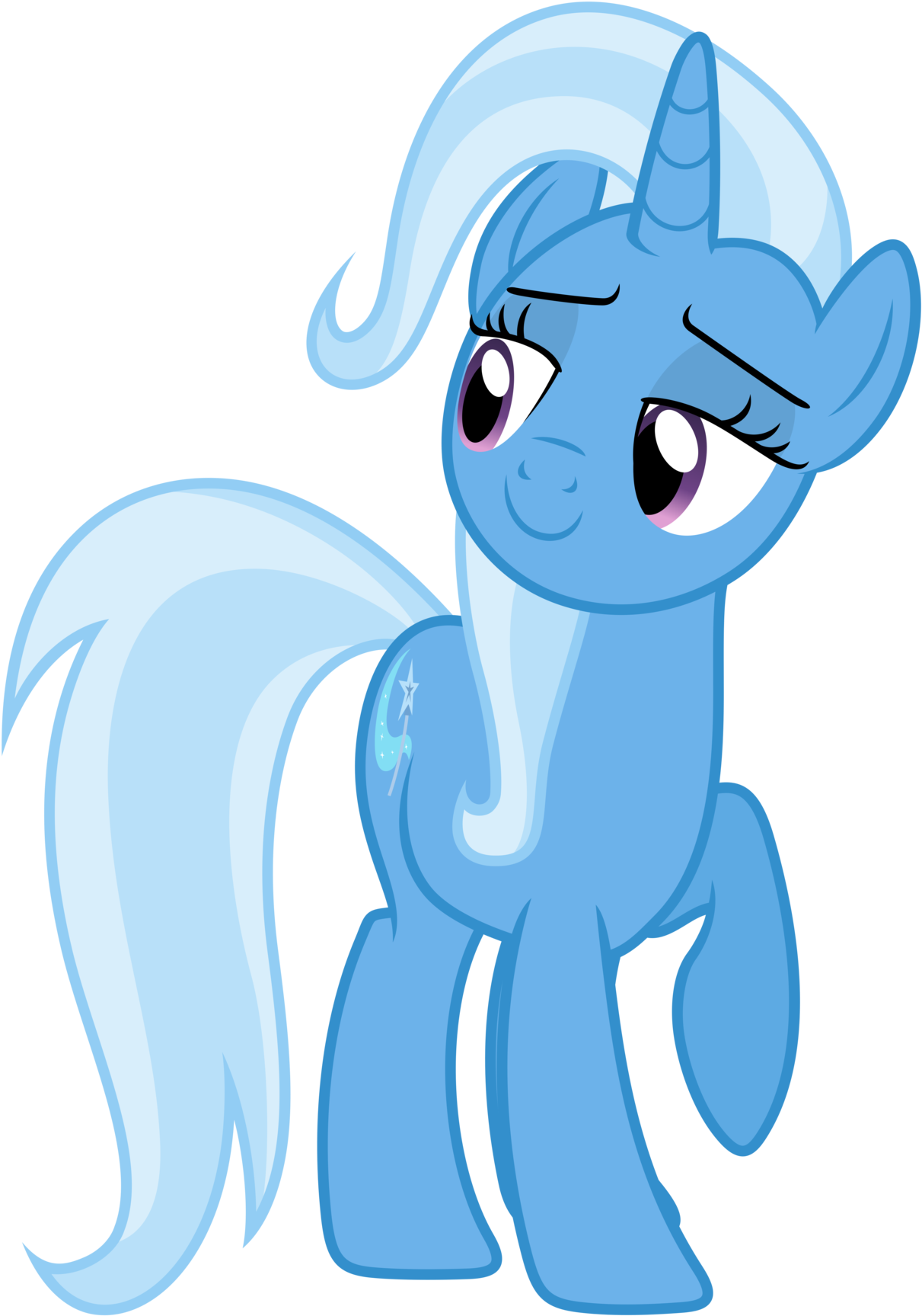 Trixie My Little Pony Vector - My Little Pony Trixie - (1280x1745) Png ...