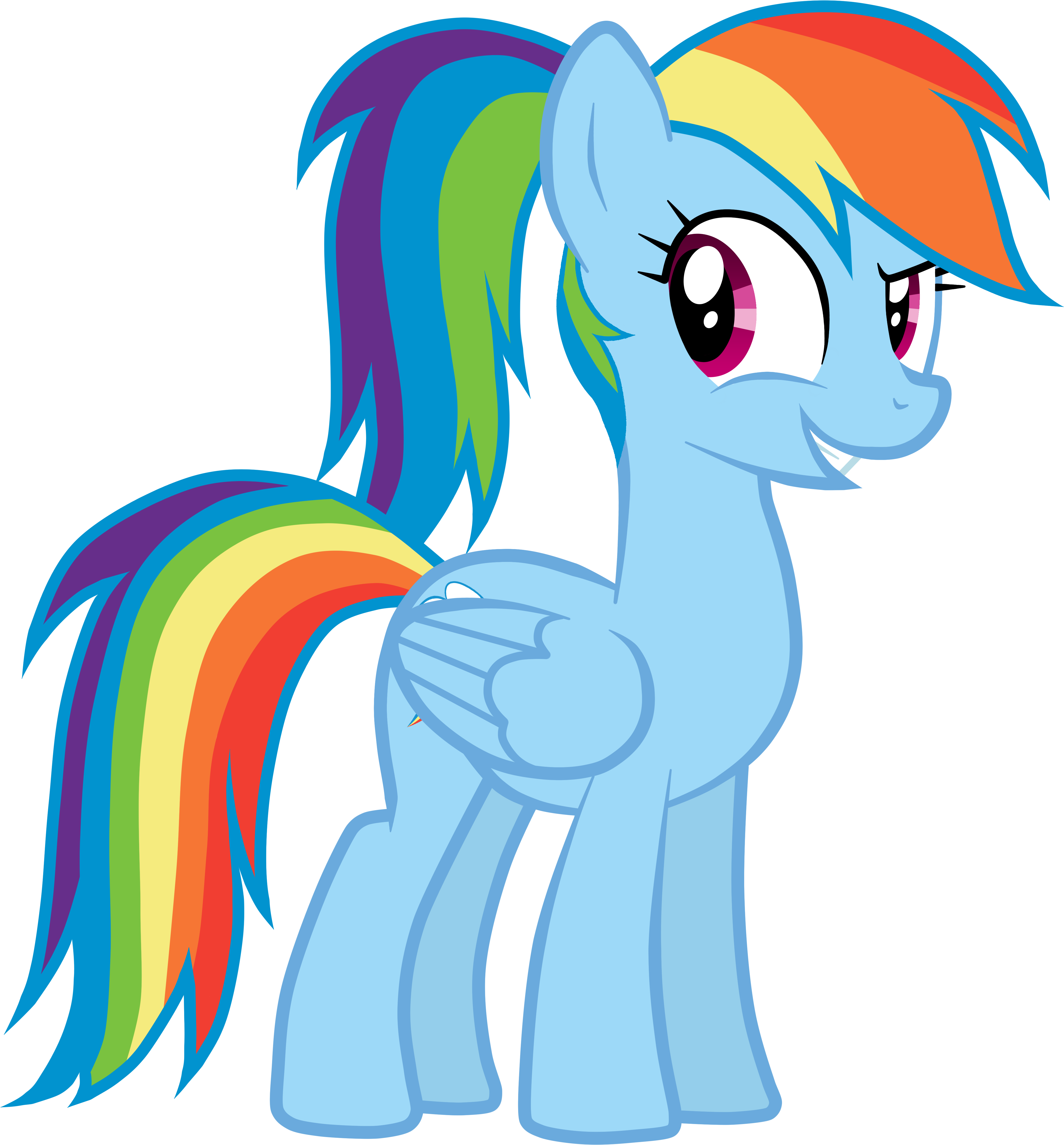 Mlp Rainbow Dash Hairstyle 4598x5000 Png Clipart Download 2994