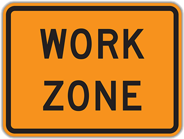 Road Work Ahead Sign X Png Clipart Download