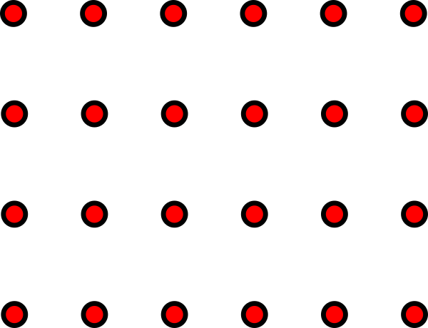 Array Of Circles Clip Art At Clker - Circle (600x460)