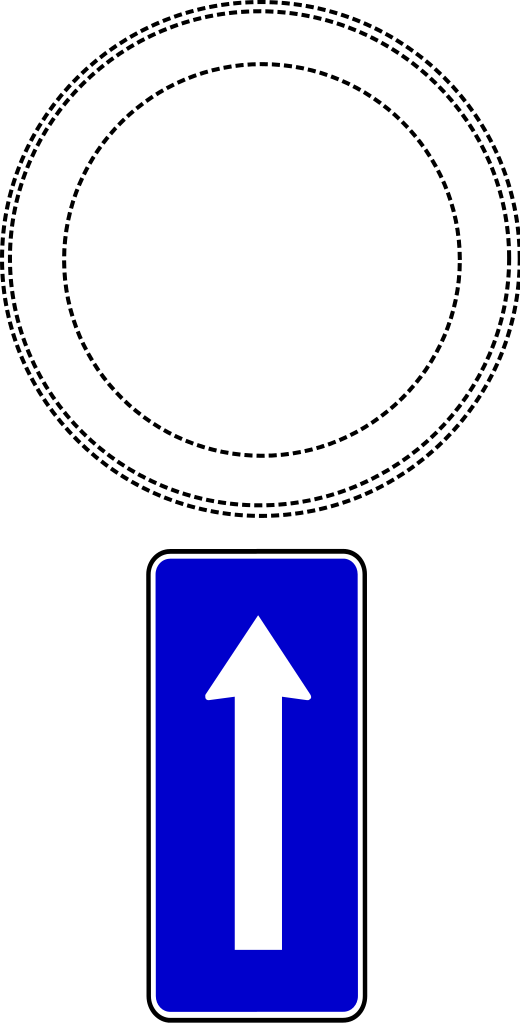 Serbia Road Sign Iv-8 - Illustration (520x1023)