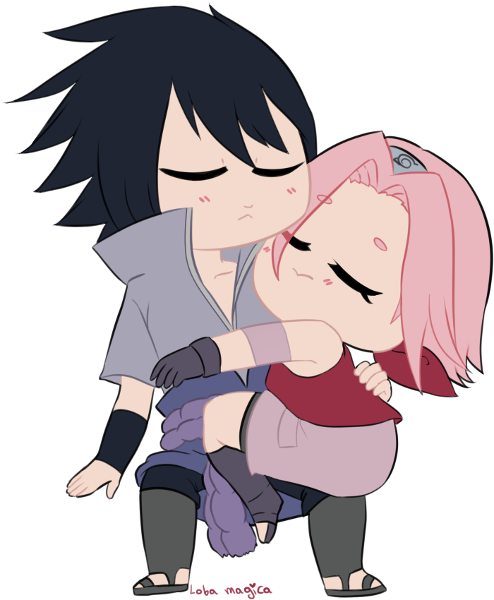 Mini Chibi - Chibi Sasuke And Sakura - Full Size PNG Clipart Images ...