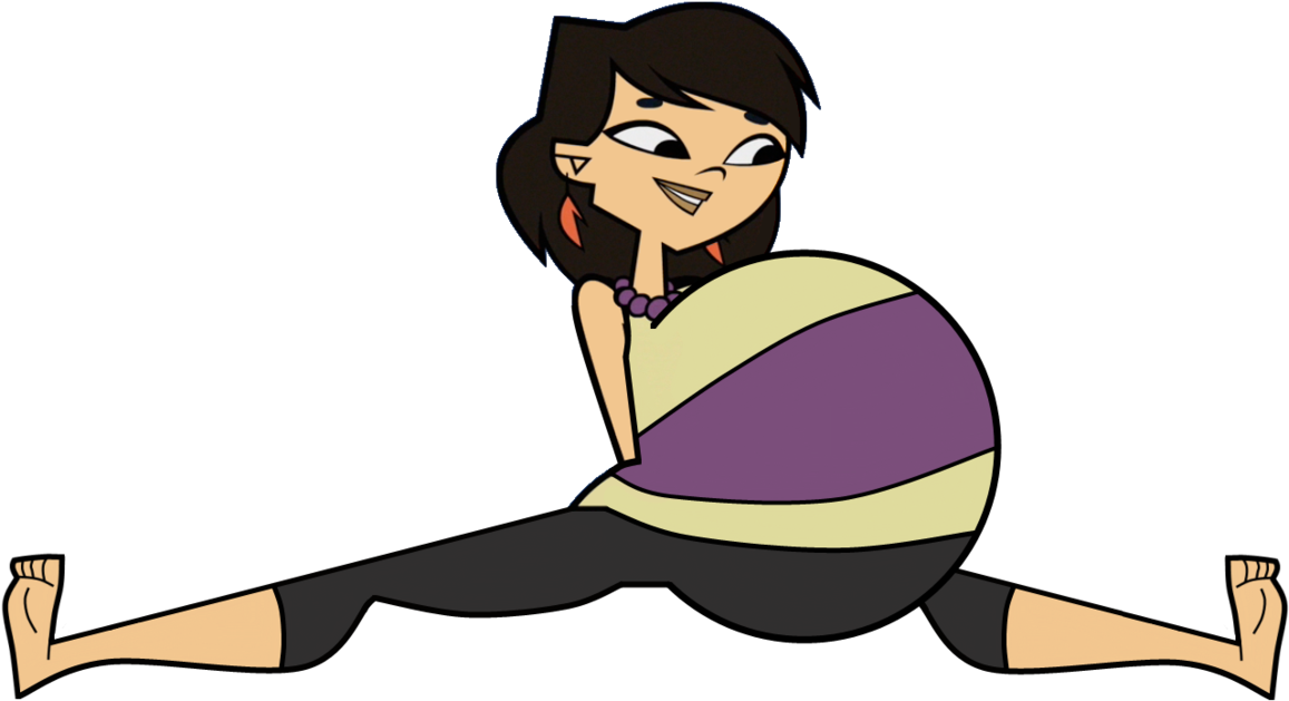 Sky's Big Ball Belly - Total Drama Island Sky - (1299x750) Png Clipart ...