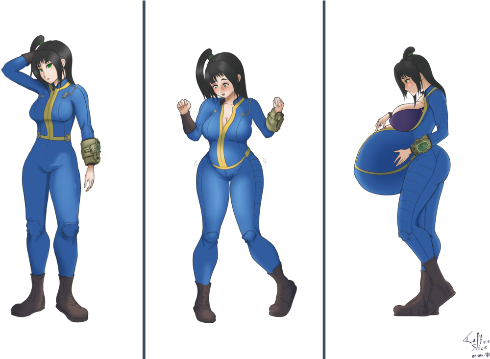 Anna anon vault girl human version. Fallout 4 inflation.