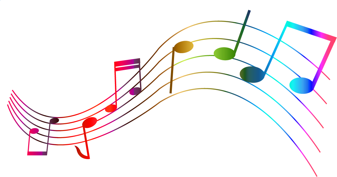 Clipart Inspirational Transparent Music Notes Colorful - Colorful Music ...