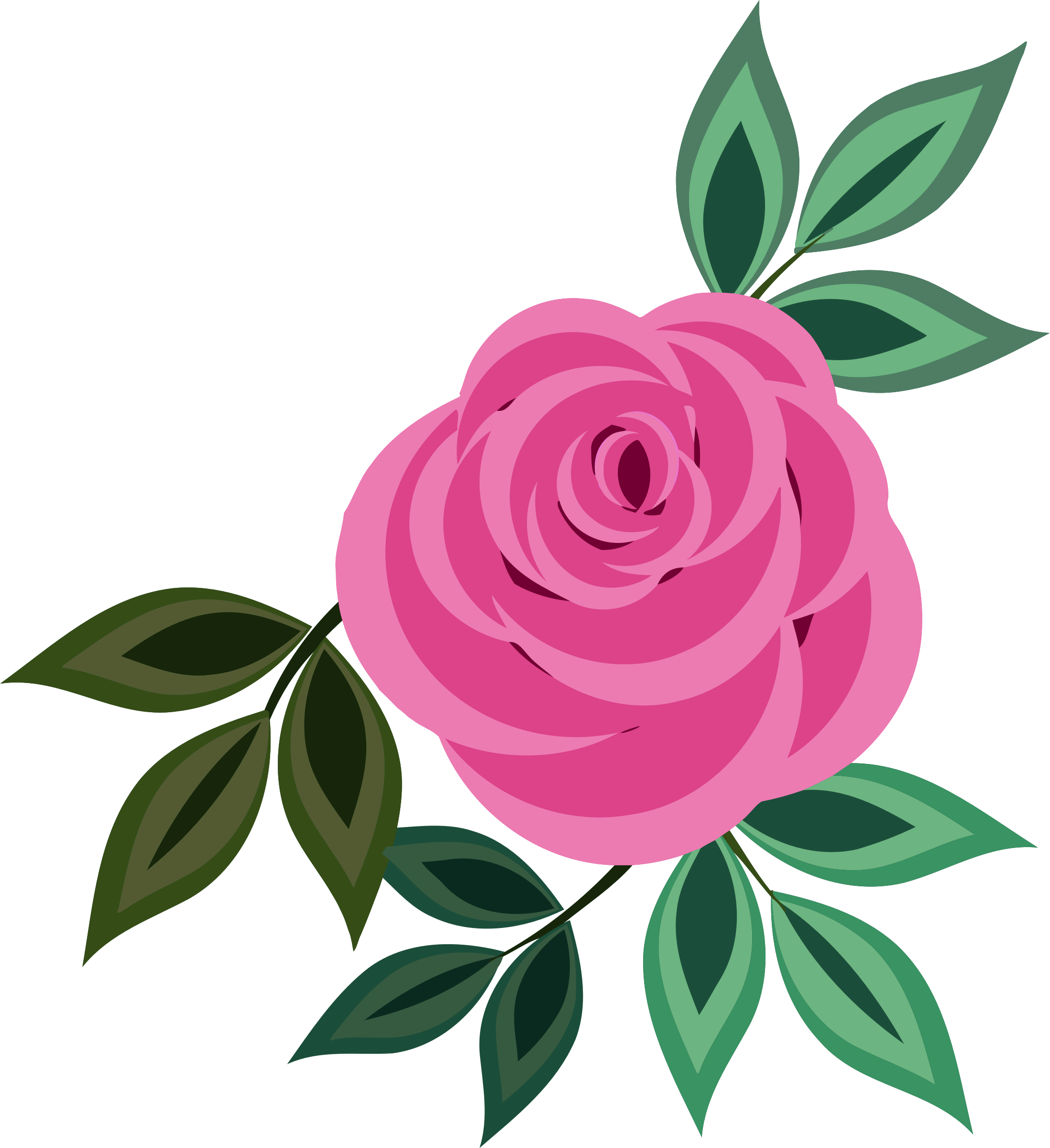 Rose icons. Значок розочки.