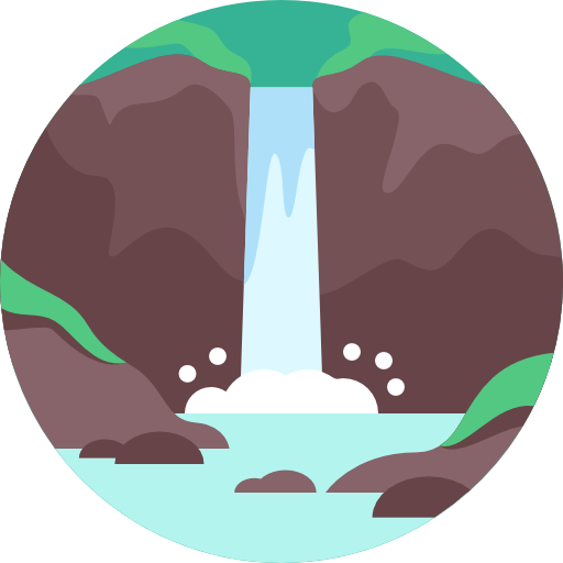 Computer Icons Landscape - Waterfall Icon Transparent (512x512)