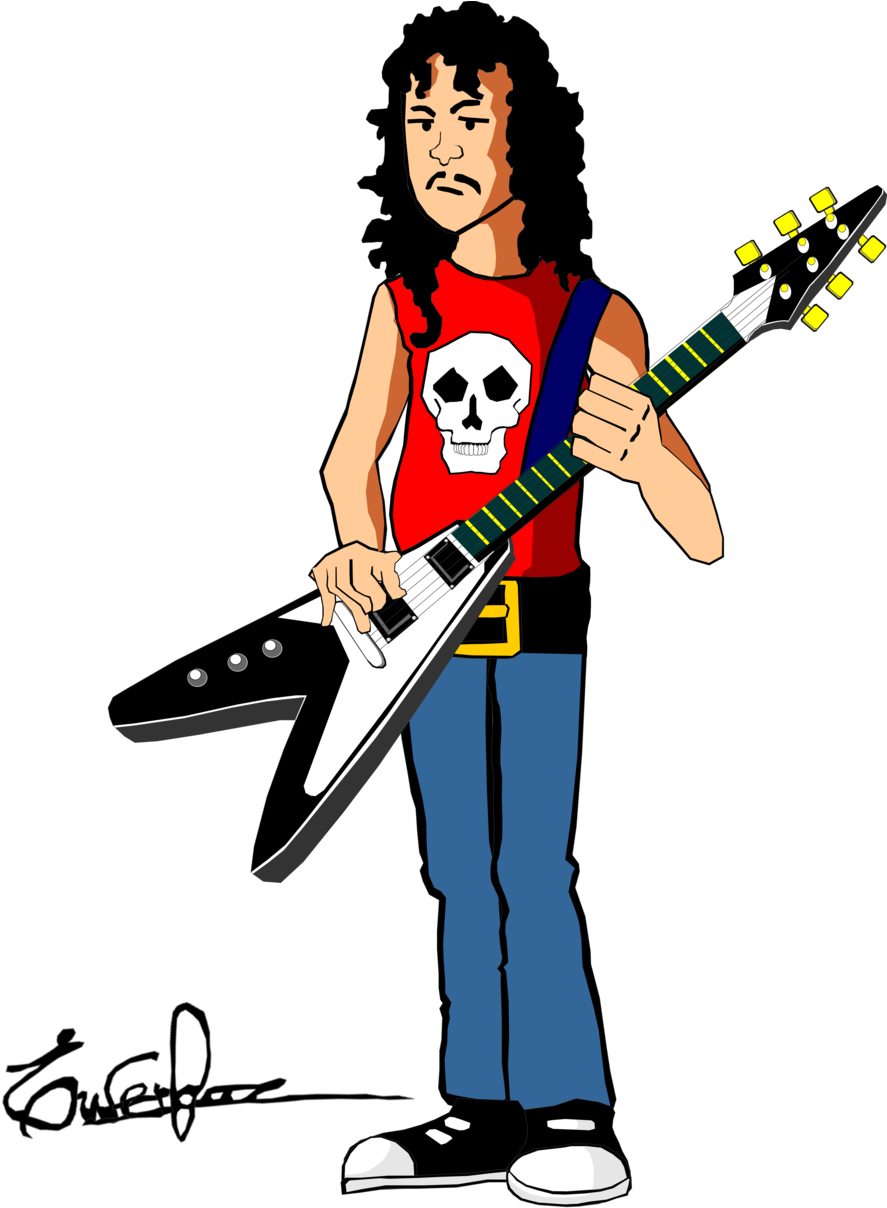 Kirk - Kirk Hammett Vector (900x1253)