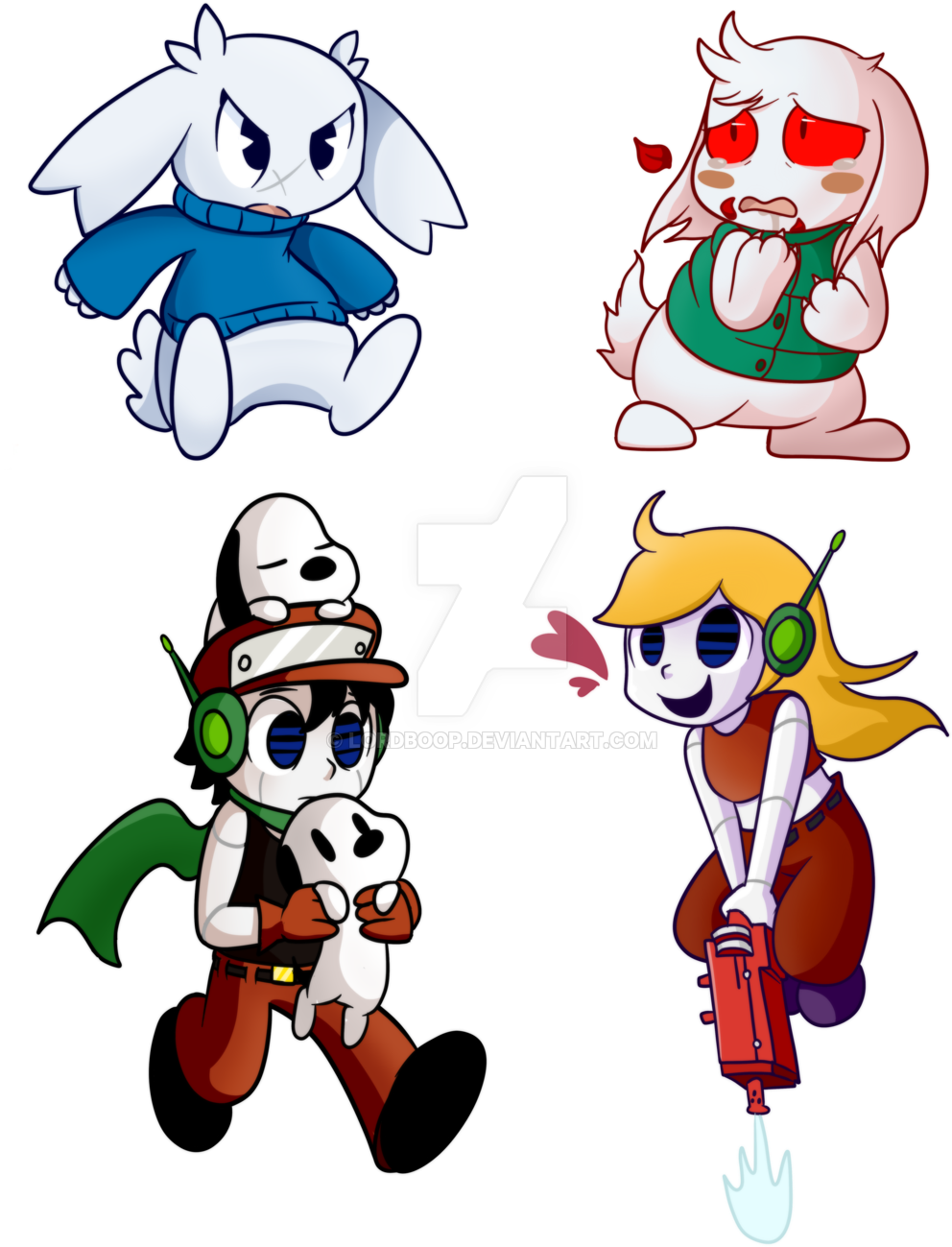 Watermeloons 414 127 Cave Story By Lordboop Cave Story Mimiga Art 1024x1356 Png Clipart Download