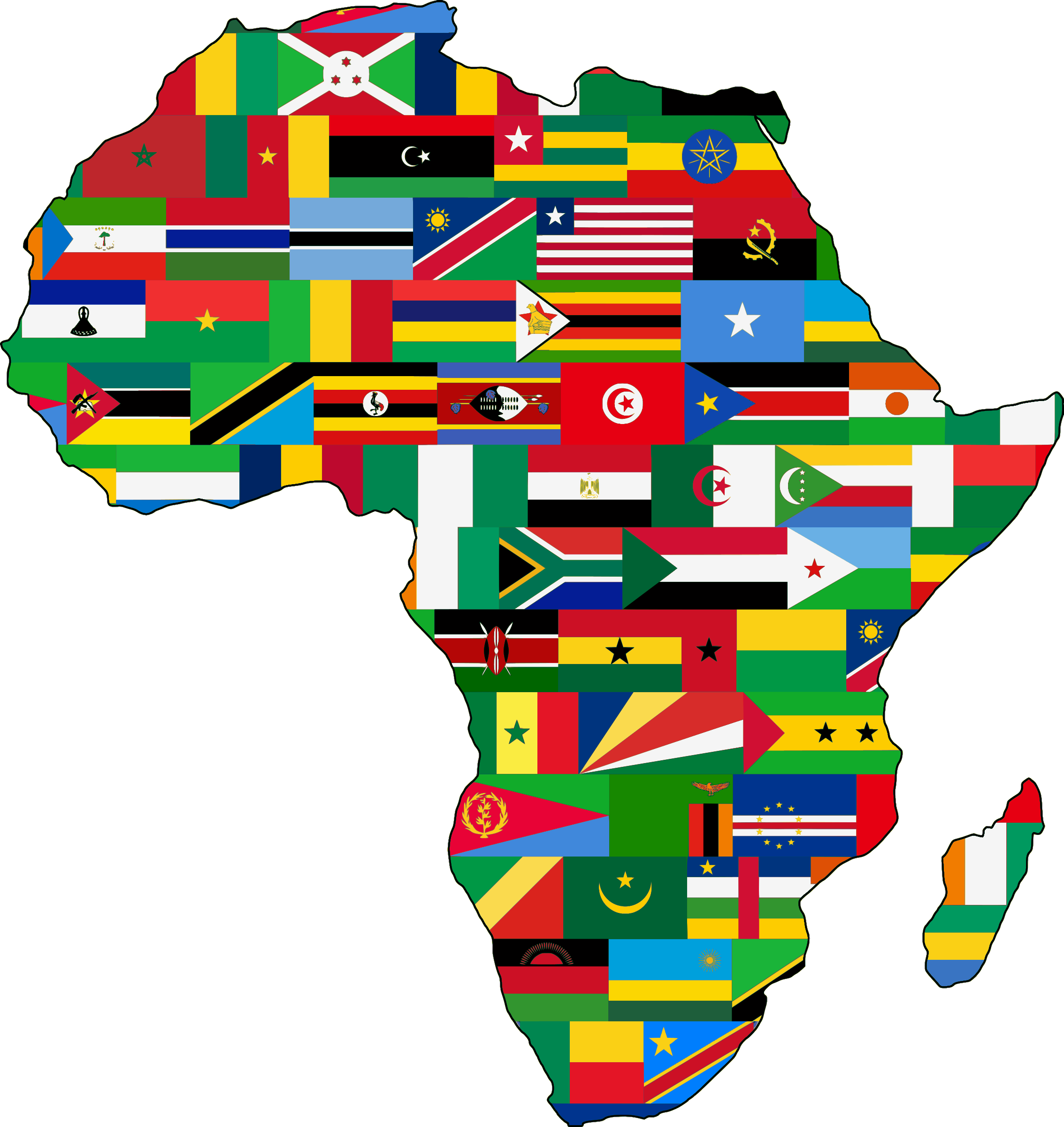 Africa Beautiful Map Of Africa 2267x2400 Png Clipart Download