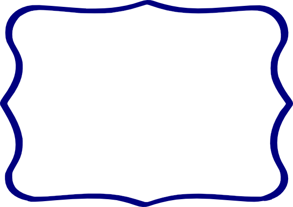 navy blue border
