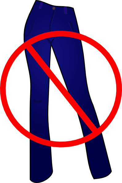 No Pants Clip Art - No Clothes Clip Art (396x592)