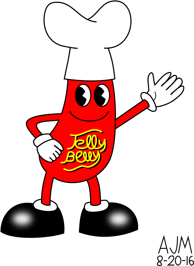 Jelly Belly - Cartoon - (744x1028) Png Clipart Download