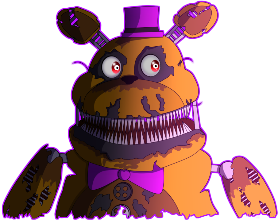 Fnaf 4 freddy. Пять ночей с Фредди ФРЕДБЕР. Фредди 4. Кошмарный. Кошмар АНИМАТРОНИК ФНАФ.