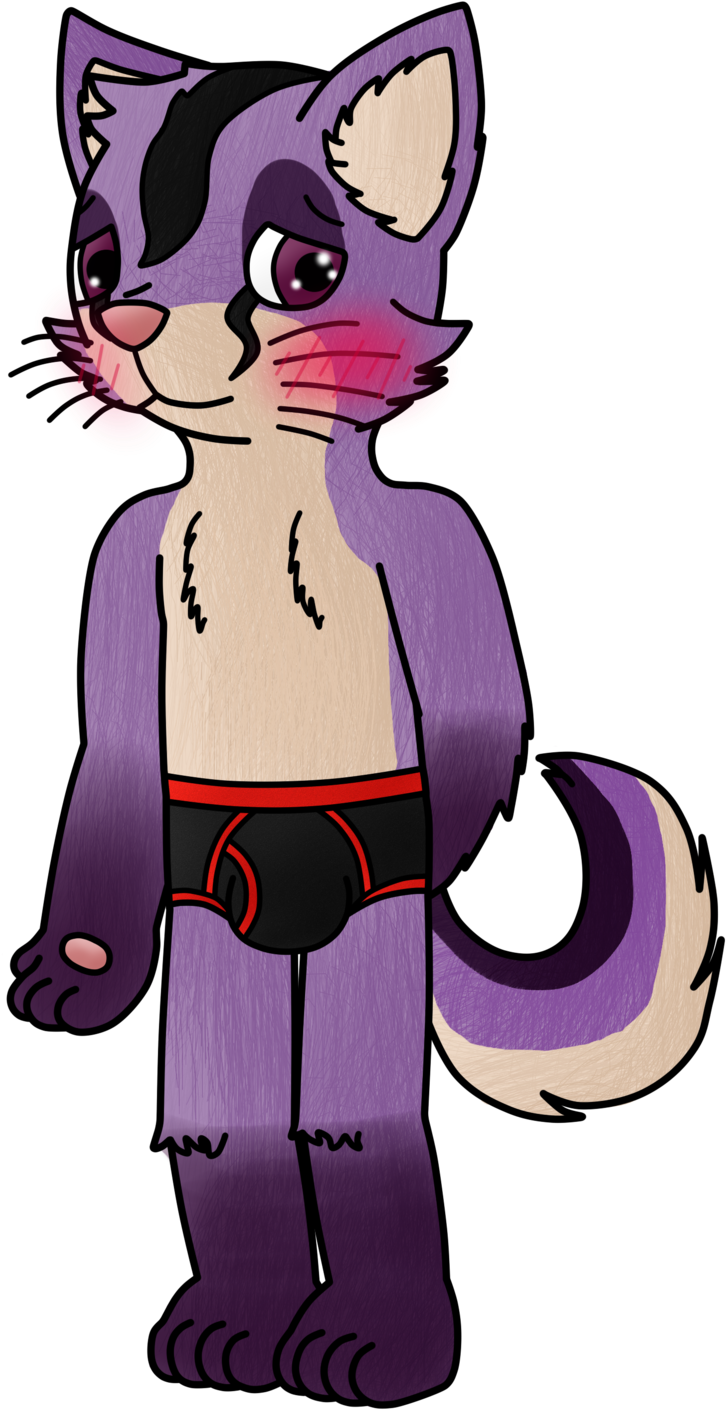 Auran In Underwear By Themrcagdl - Cartoon - (1024x1496) Png Clipart ...