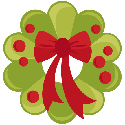 Download Christmas Wreath Svg Scrapbook Cut File Cute Clipart Cute Christmas Wreath Clipart 432x432 Png Clipart Download