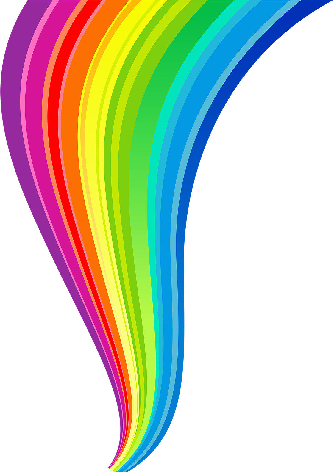 Menu - Rainbow Png - (1142x1586) Png Clipart Download