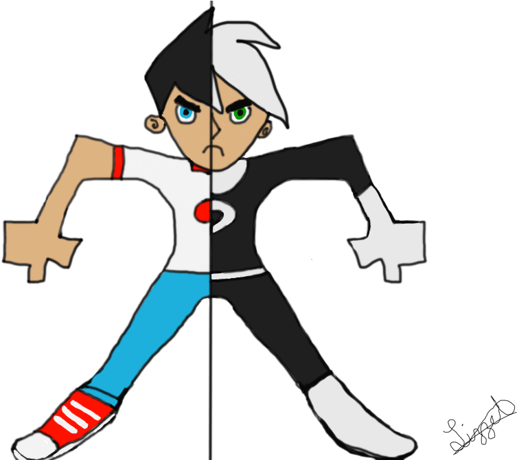 Danny Phantom Fanart By Lariasrhor Cartoon Full Size Png Clipart Images Download 