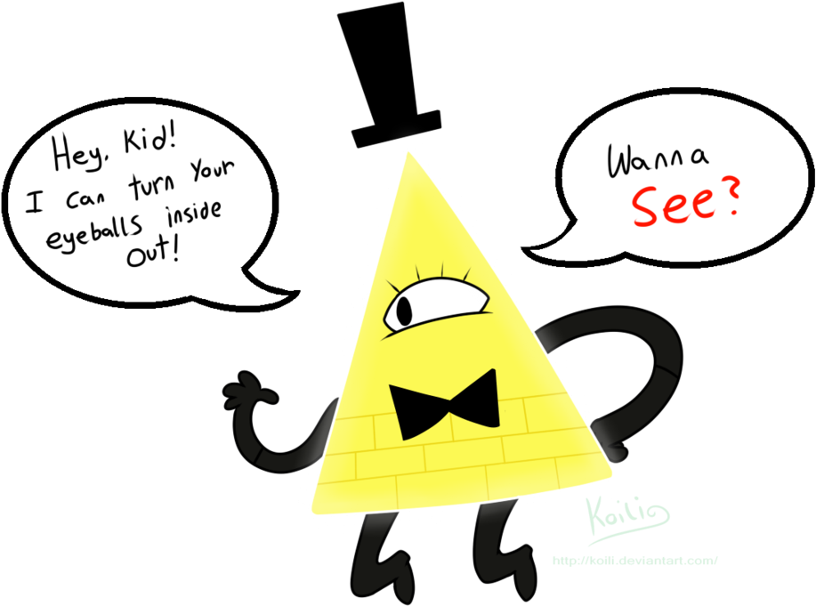 Bill Cipher By Koili - Bill Cipher - (1024x754) Png Clipart Download