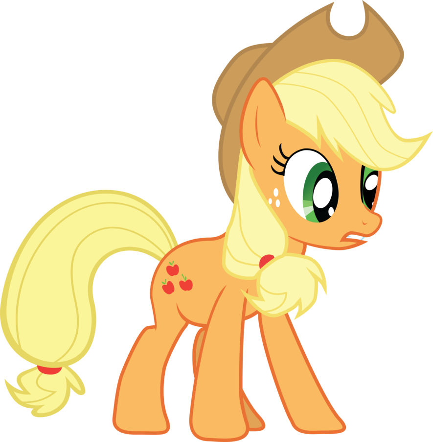 Fanmade Applejack Vector By Lpsfreak - Little Pony Friendship Is Magic (885x902)