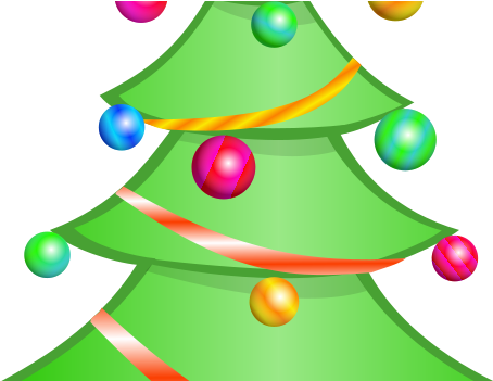 Christmas Tree 2 Throw Blanket - (534x350) Png Clipart Download