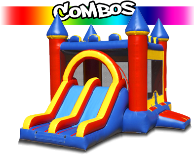 Seven Bouncy House Models Available To Rent Payment - Playground Slide ...