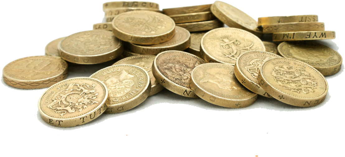 Coins Png Clipart - Pound Coin Png - (1154x768) Png Clipart Download