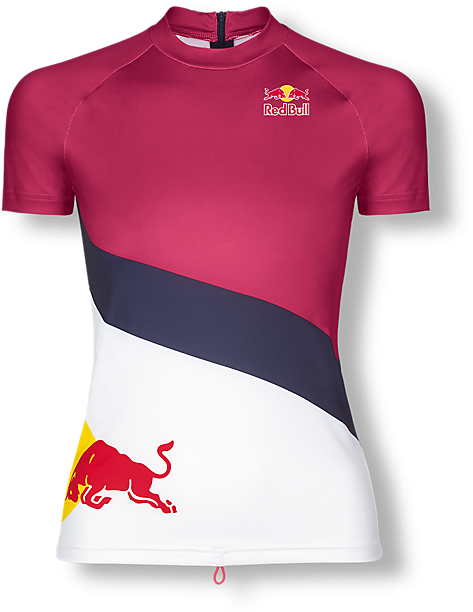 Athletes Surf Rashguard T Shirt - Red Bull (640x640)