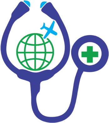 Medical Tourism Project Management - Globe And Cross Symbol - Full Size ...