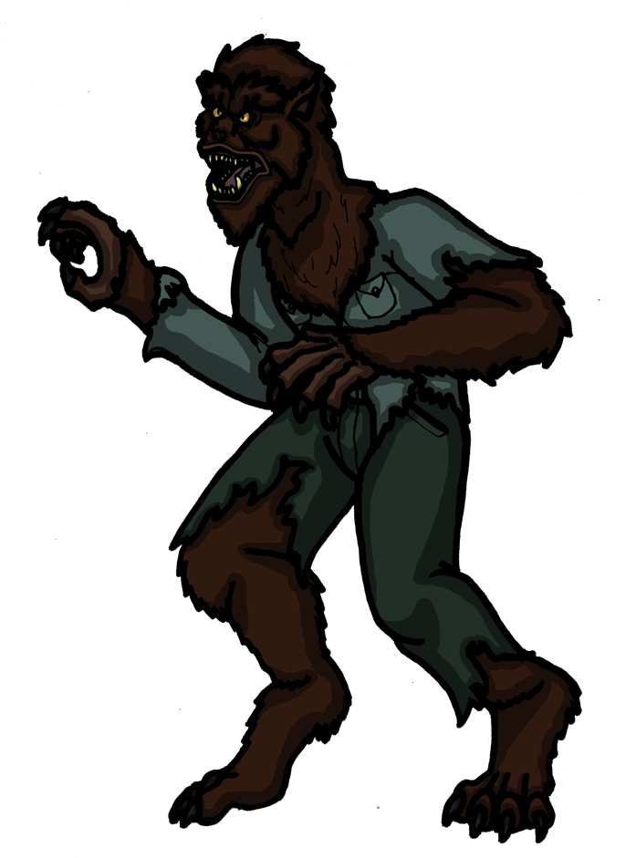 The Wolf Man By Tyrantisterror - Wolfman Png (700x961)
