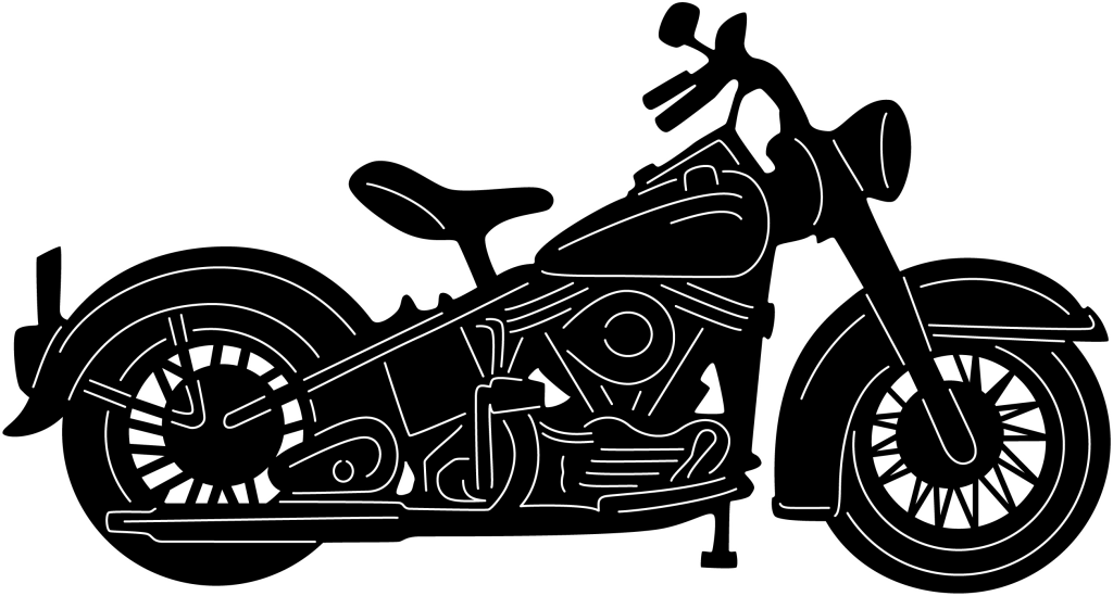 Motorcycle And Chopper Bike - Design - (1024x549) Png Clipart Download