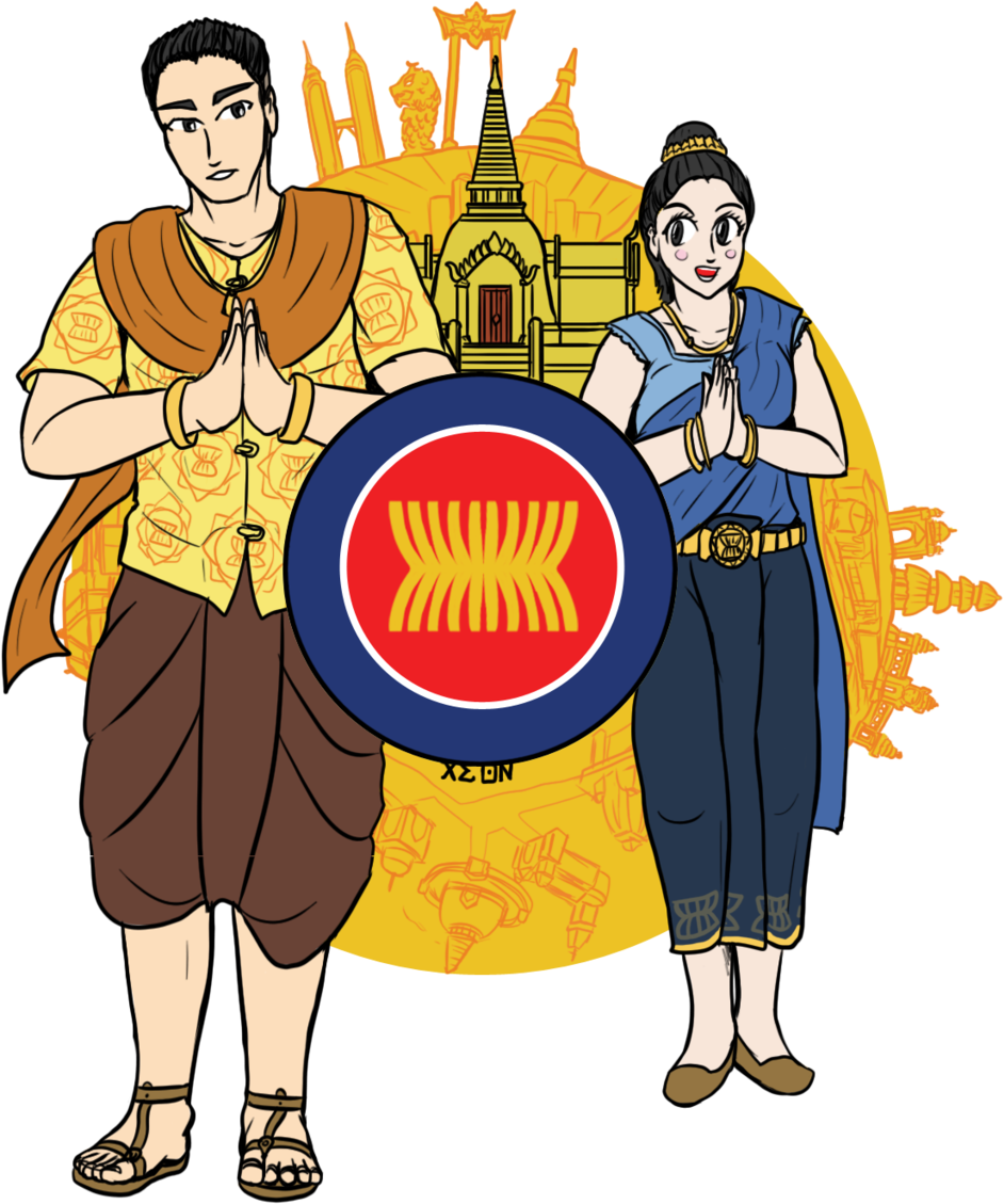 Vachalenxeon 4 0 The Asean Celebration - Cartoon (1024x1365)