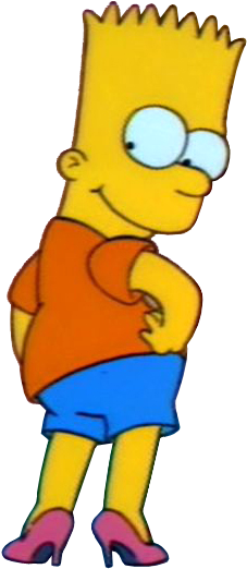 Bart Simpson Png Transparent Images - Bart Overlays Png - (350x600) Png ...