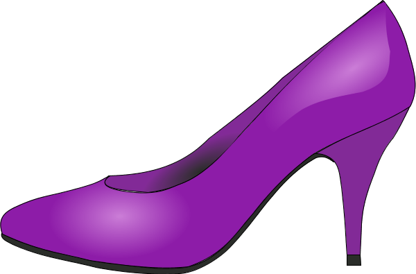 Purple Shoes Clipart - Cartoon High Heel Shoes - Full Size PNG Clipart ...