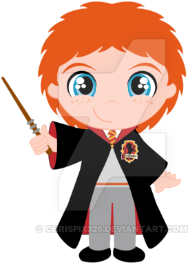 Ron Weasley By Chrispix326 - Cedric Diggory Cartoon (400x400)