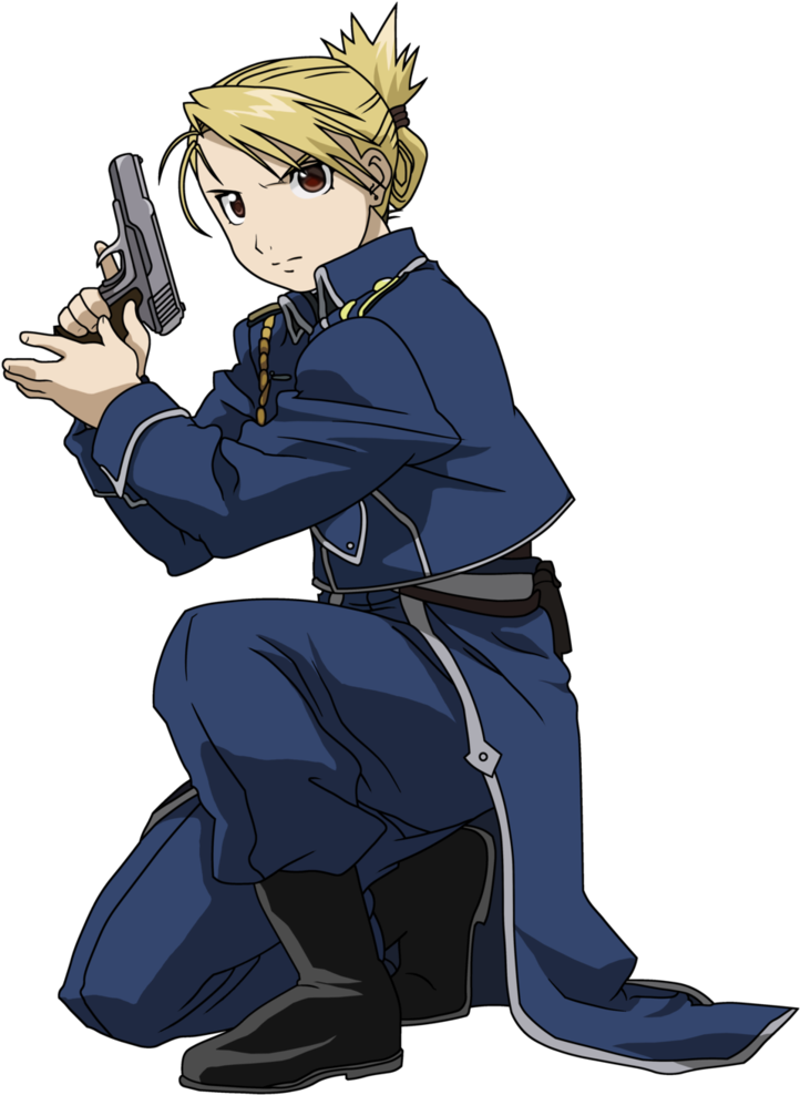 Fullmetal Alchemist Brotherhood - Riza Hawkeye - (771x1037) Png Clipart Dow...