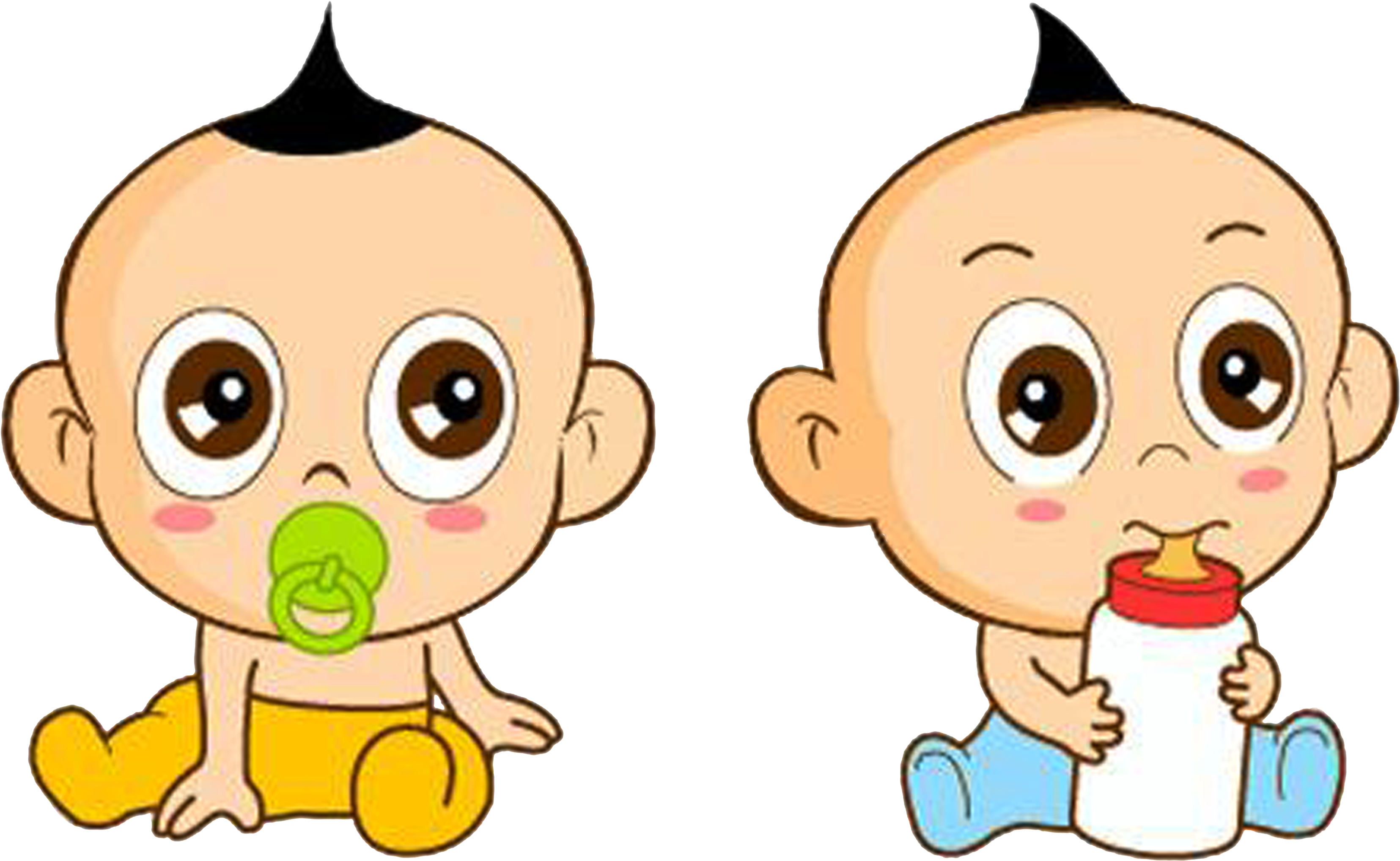 Infant Cartoon Milk Child Baby Twin Icon Png 5000x5000 Png Clipart Download