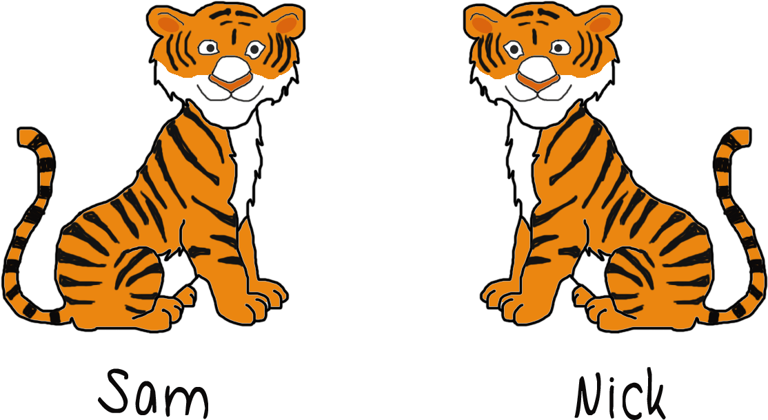 Jungle Tiger - Cartoon (1500x855)