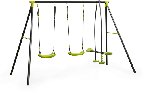 Clipart Photo Swing - Kids Outdoor Garden Toy Metal Frame See Saw Glider (495x400)